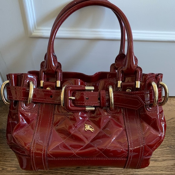 Burberry Patent Leather Bag - Picture 1 of 12